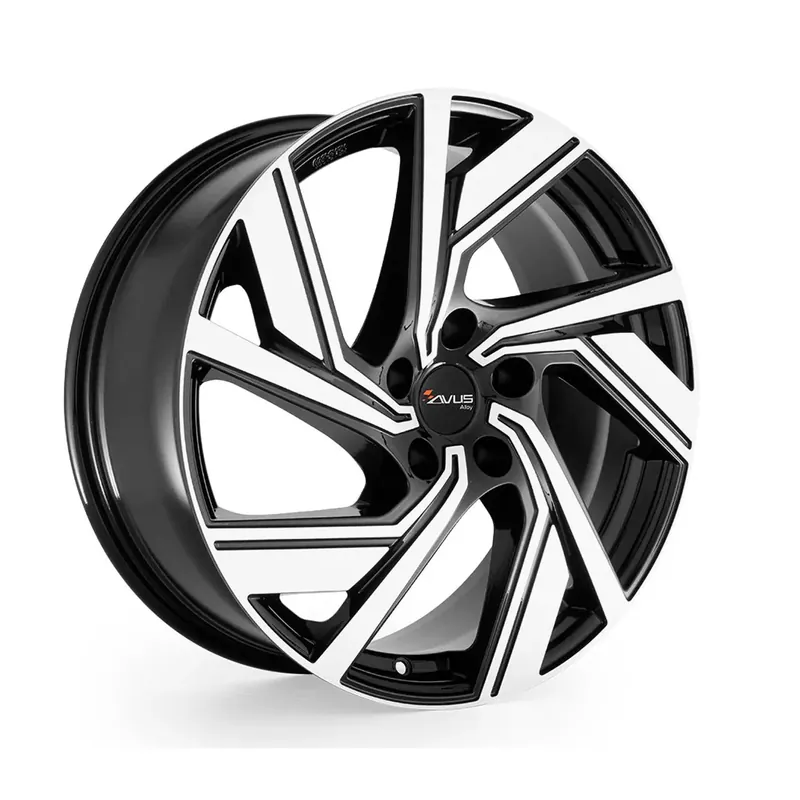 AVUS RACING AC-521 black polished 9.5Jx19 5x114 ET45 Schnäppchen