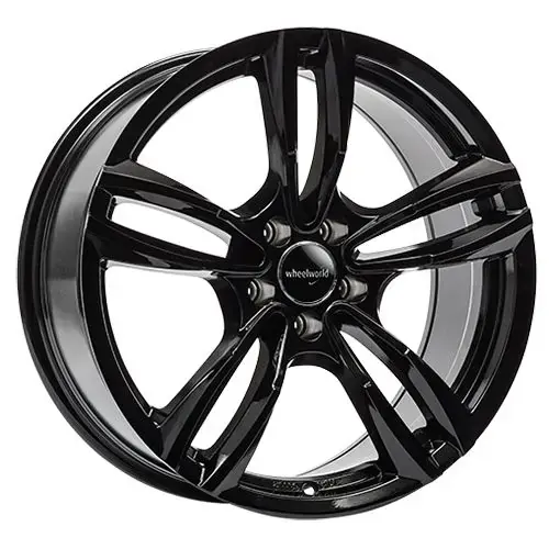 Zertifiziert WHEELWORLD-2DRV WH29 black glossy painted 7.5Jx17 5x120 ET43