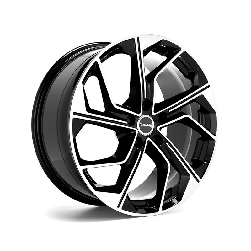 AVUS RACING AC-522 black polished 8.0Jx18 5x112 ET35 Top-Seller