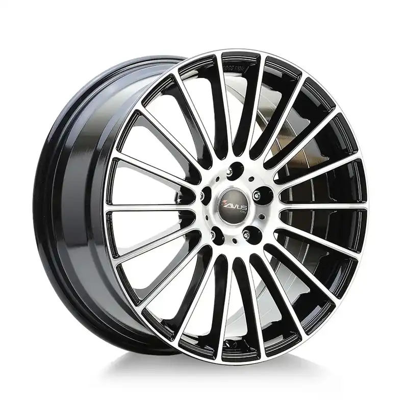 Top-Preis AVUS RACING AC-M03 black polished 7.0Jx17 4x100 ET38