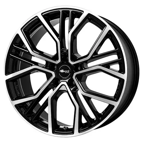 Bestseller BROCK B41 schwarz glanz voll-poliert (sgvp) 8.5Jx19 5x112 ET29
