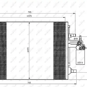 NRF Kondensator, Klimaanlage (35930) KFZ-7053892 Garantierte Lieferung