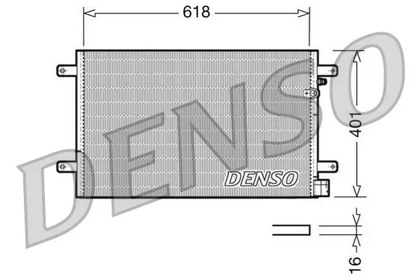 DENSO Kondensator, Klimaanlage (DCN02006) KFZ-7054434 Billig