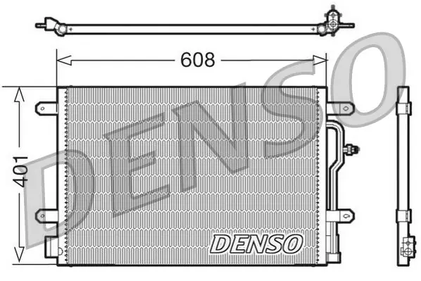 Expressversand DENSO Kondensator, Klimaanlage (DCN02011) KFZ-7054436