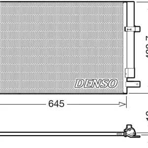 DENSO Kondensator, Klimaanlage (DCN01024) KFZ-7054463 Highlight