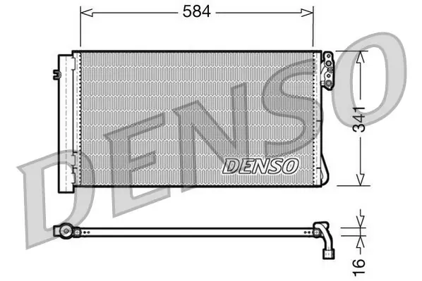 Wochenendangebot DENSO Kondensator, Klimaanlage (DCN05012) KFZ-7054470