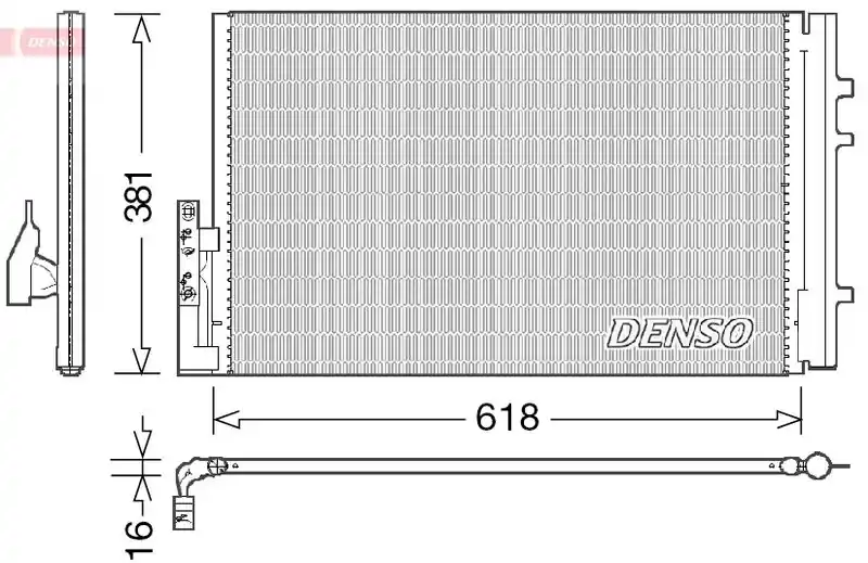 DENSO Kondensator, Klimaanlage (DCN05014) KFZ-7054474 Online Kaufen