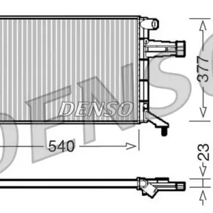 DENSO Kühler, Motorkühlung (DRM20082) KFZ-7057694 Versand Am Gleichen Tag