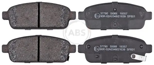 A.B.S. Bremsbelagsatz, Scheibenbremse (37790) KFZ-6917895 Expressversand